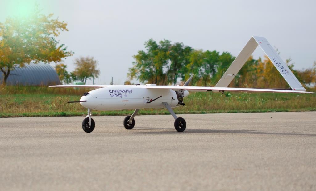 The Whiskyjack UAV (seen here) is part of the Skysensus ITB project with Peraton